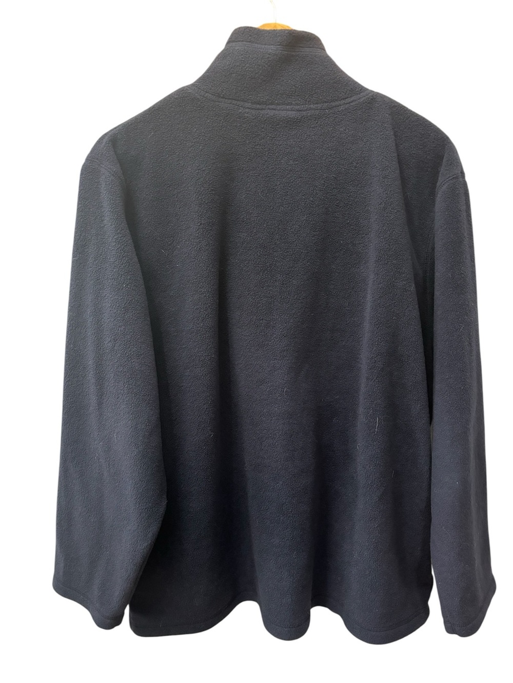 Disney Mickey Fleece Pullover Sweatshirt Size XL Navy‎ Blur Embroidered 1/4 Zip - Picture 4 of 7